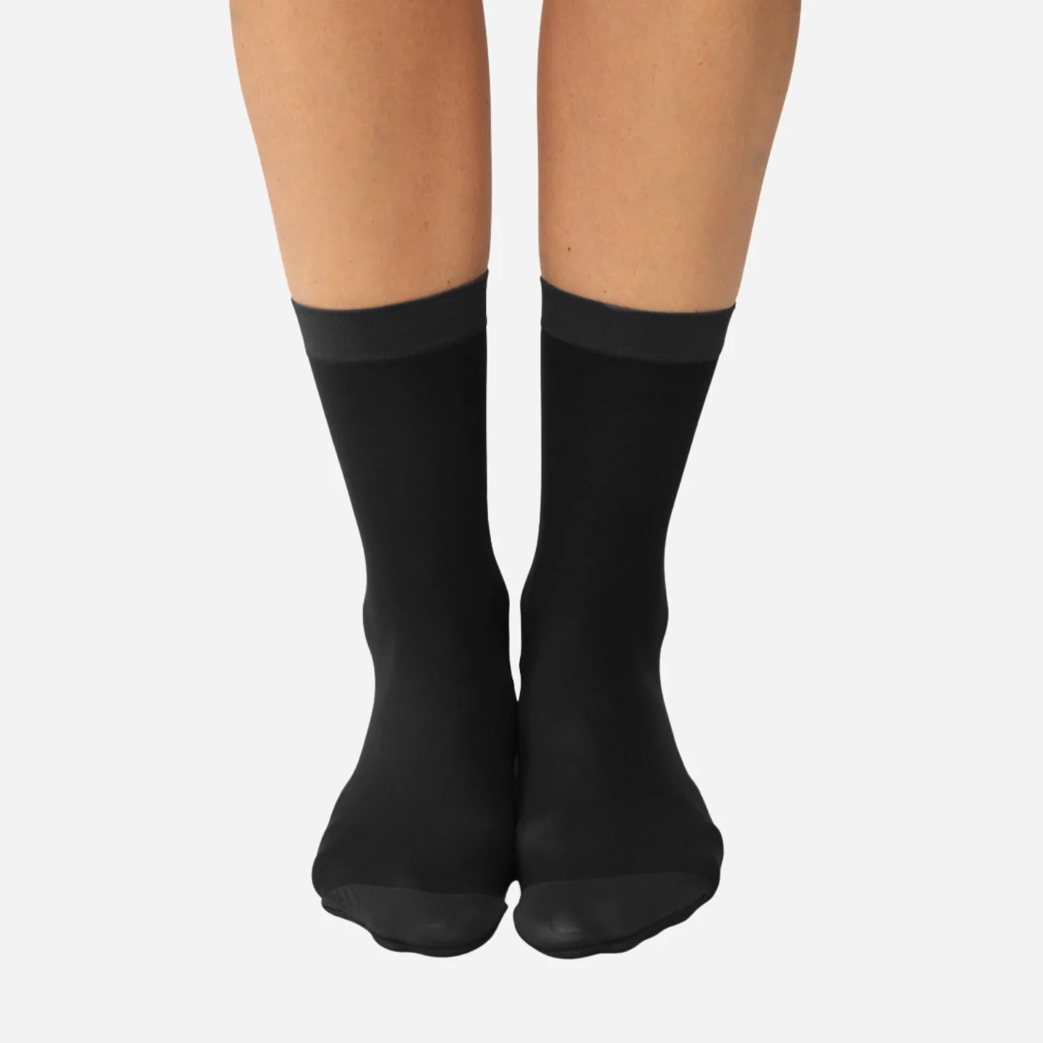 Rachel Sheer Sock Black Vine Sheer Black - Image 2