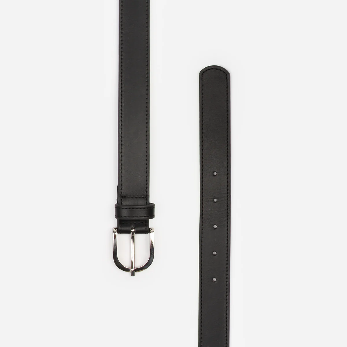 The Accent Belt Silver Black - Image 3