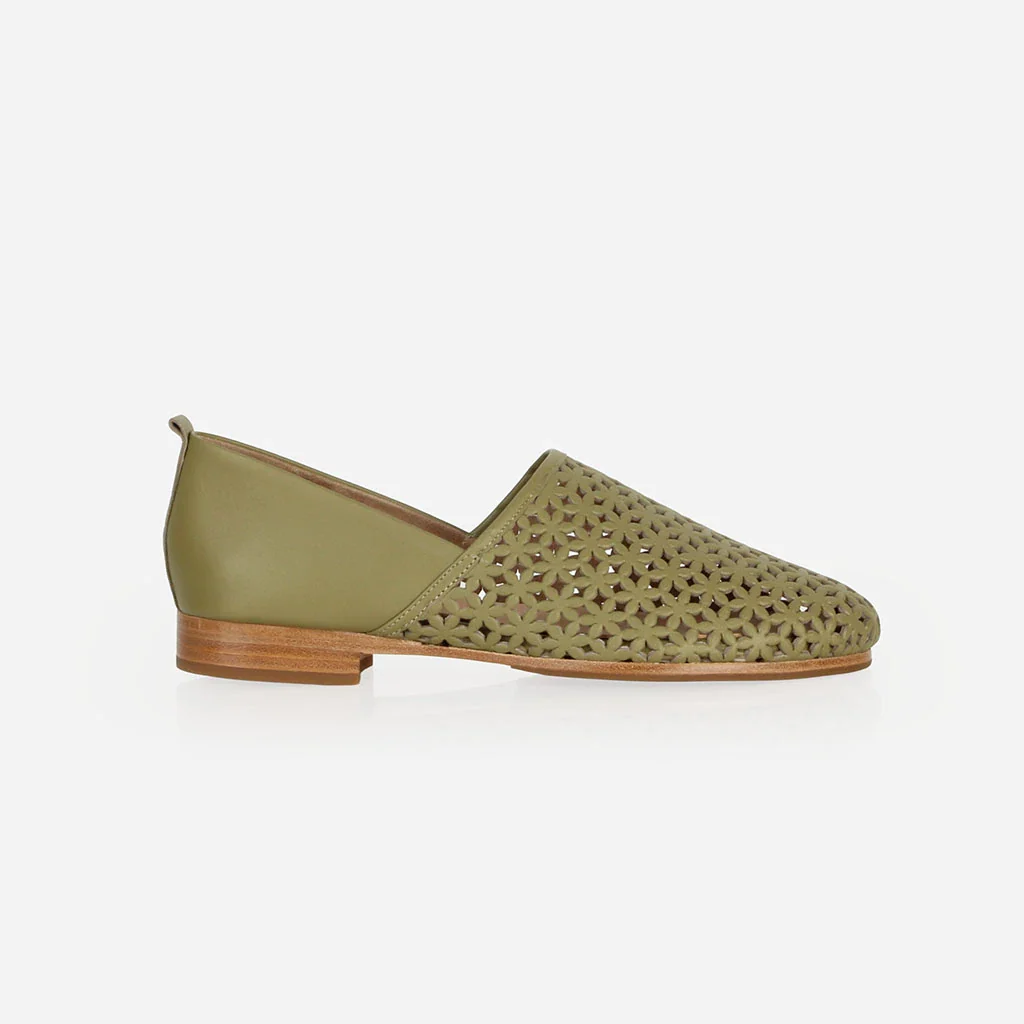 The At-Leisure Slip-On 2.0 Perforated Matcha - Image 4