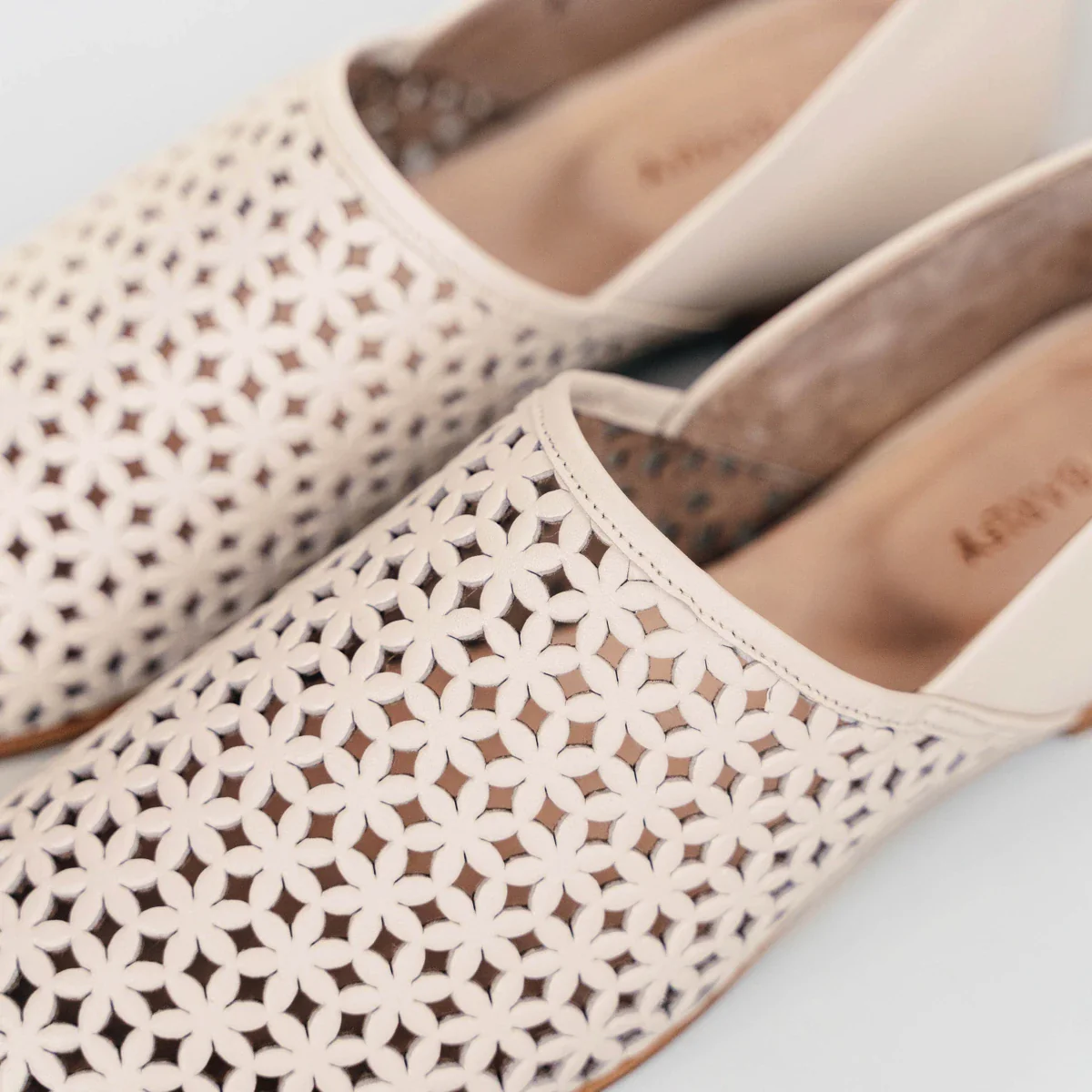 The At-Leisure Slip-On 2.0 Perforated Oat Milk - Image 3