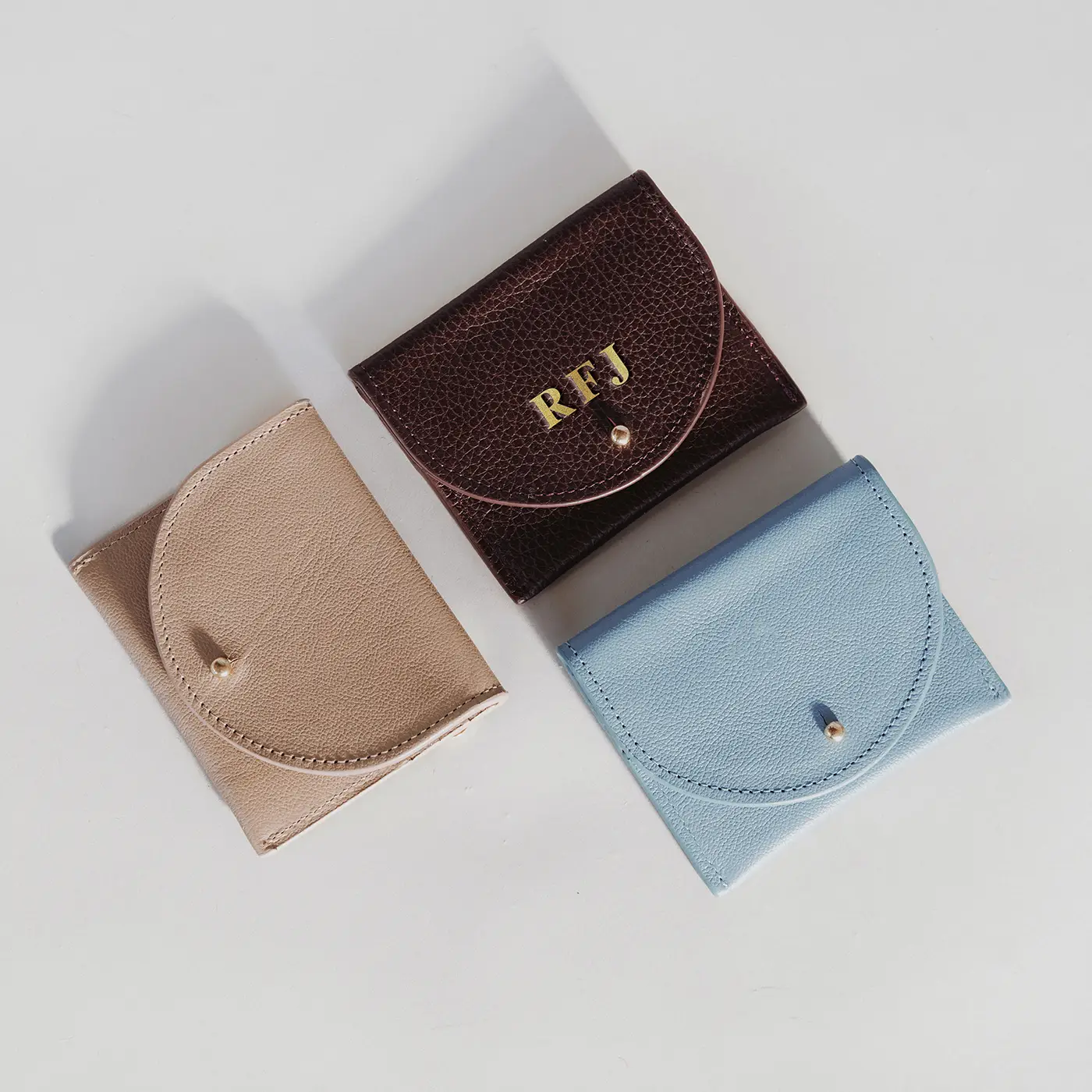 The Cardholder Faded Denim Micro Pebble - Image 5