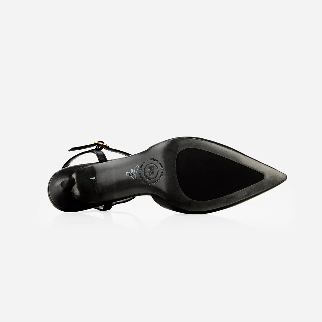 The Claire Kitten Heel Black - Image 6