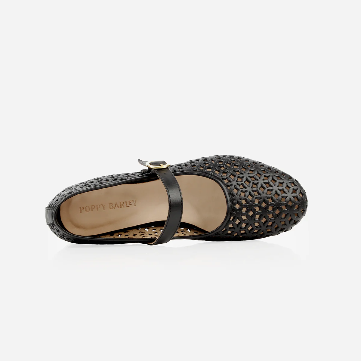 The Modern-Day Mary Jane Perforated Black - Image 4