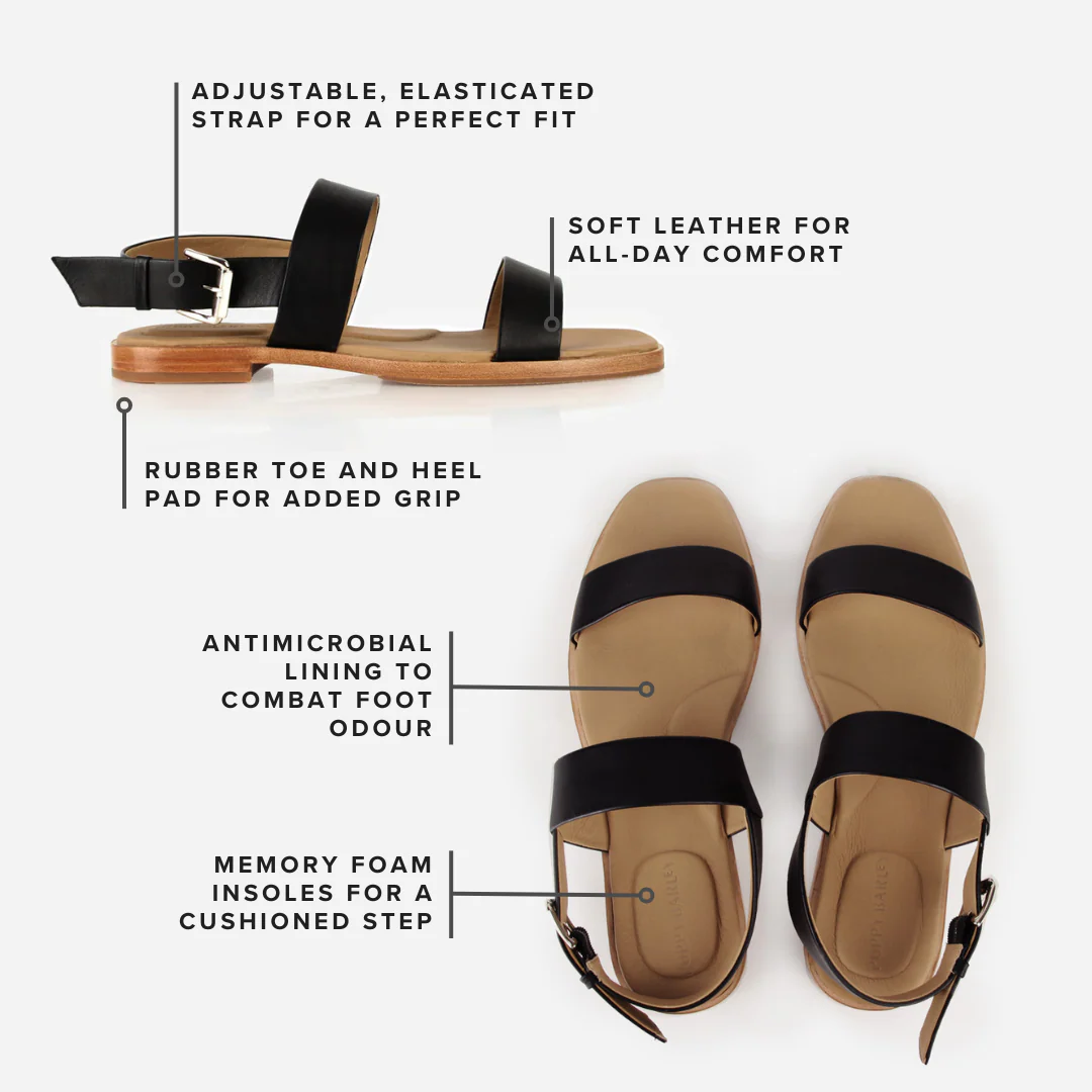 The Patio Sandal Black - Image 4