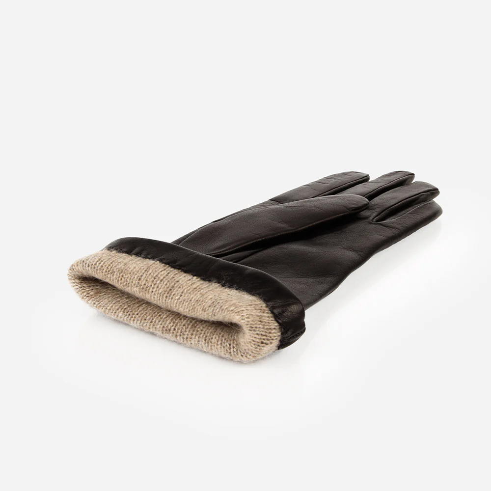 The Sleek Leather Glove Black - Image 2