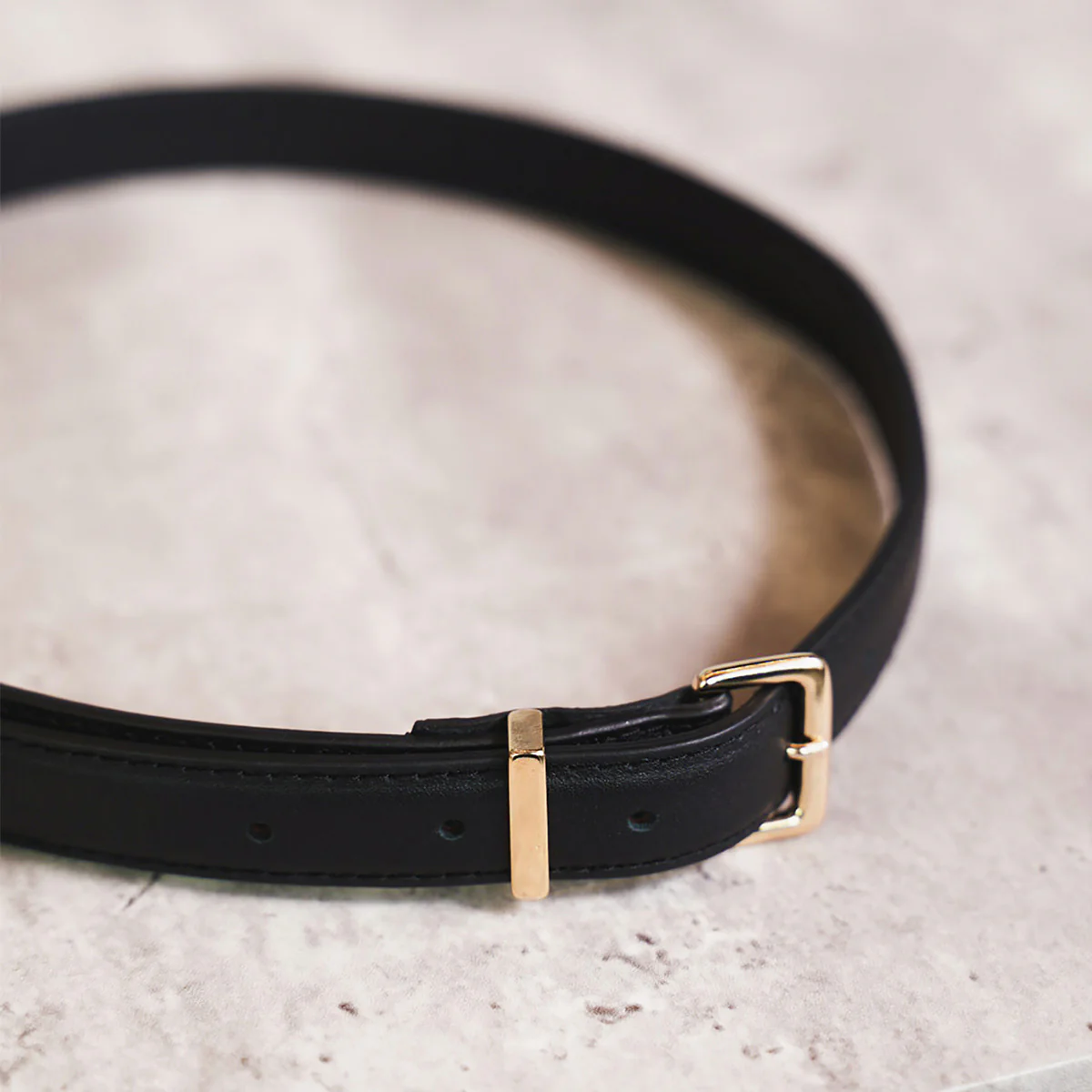 The Trouser Belt Gold Black - Image 3